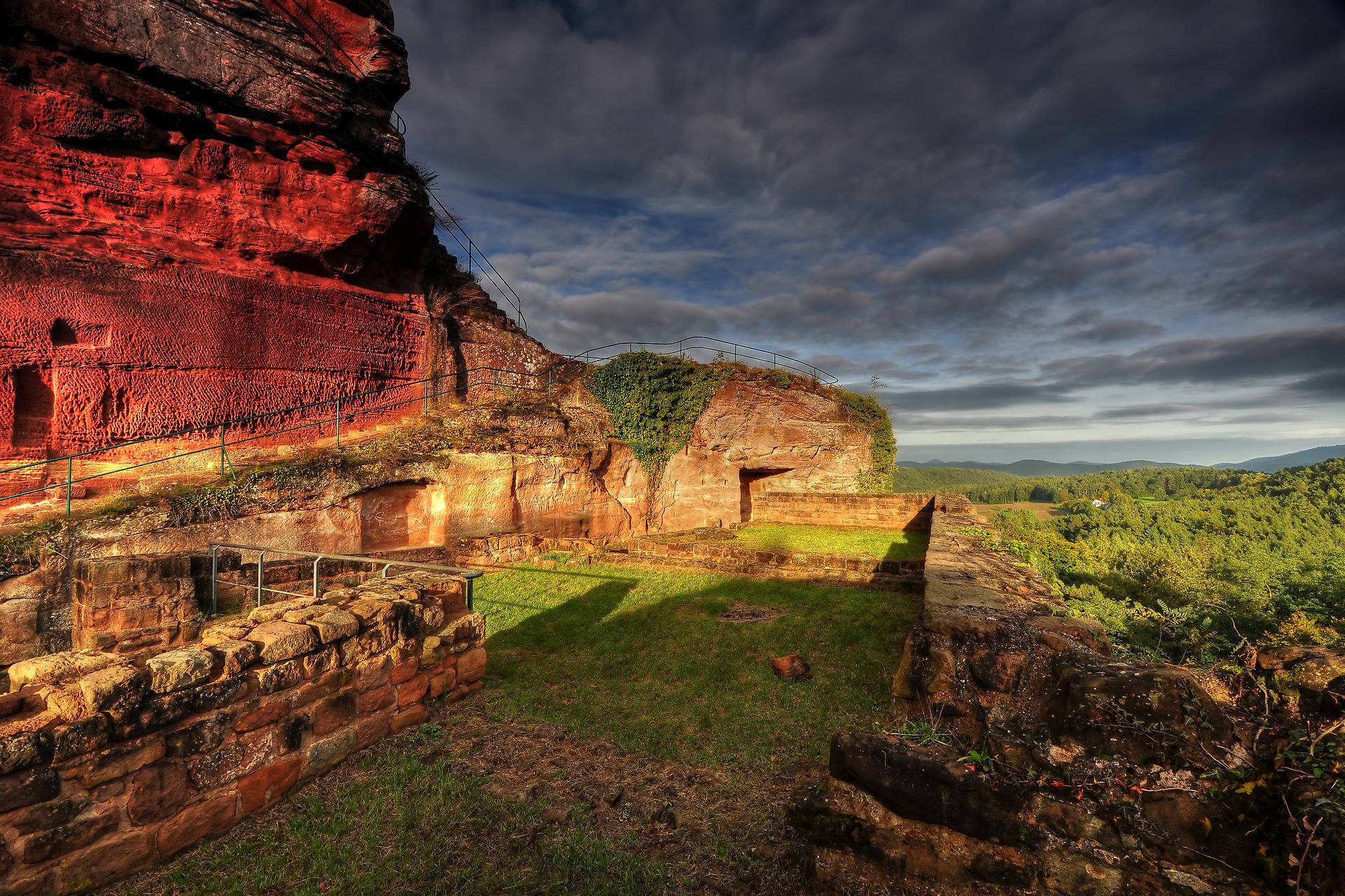 Rocks panorama palatinate